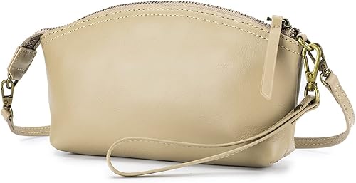 Monederos pequeños para mujer, bolsos cruzados de cuero, monederos de pulsera, bolso de mano pequeño