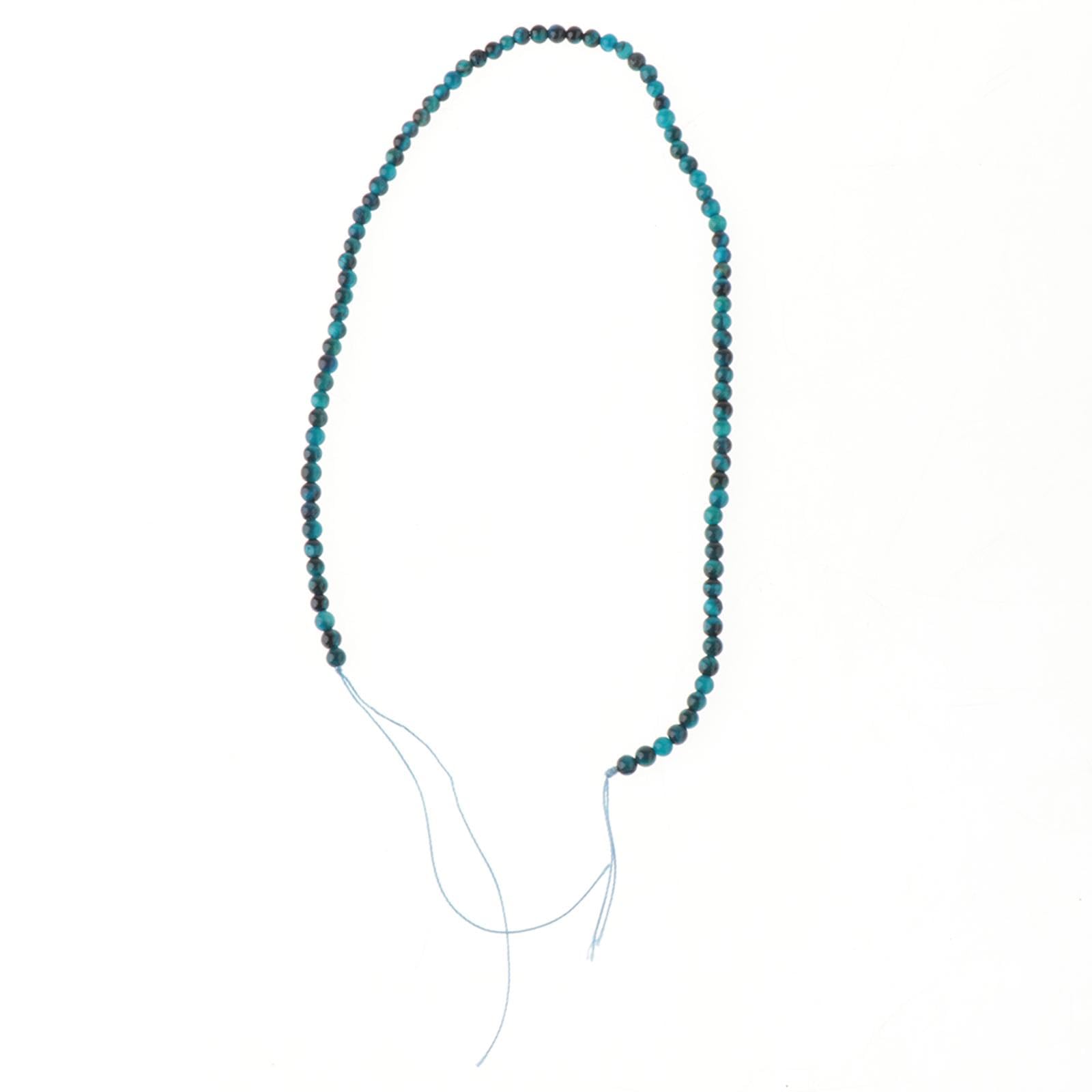 SNAPPSY Round Stone Beads Premium Delicate Gifts Durability Practical Jewelry Making 4mm Royal Blue 90 Beads-image-29