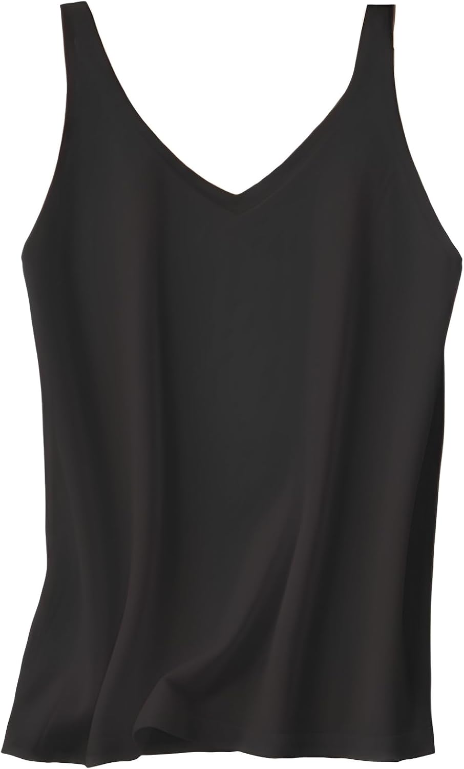 Women's Sleeveless V Neck Tank Tops Fashion Slim Fit Basic Casual Summer Top Shirt