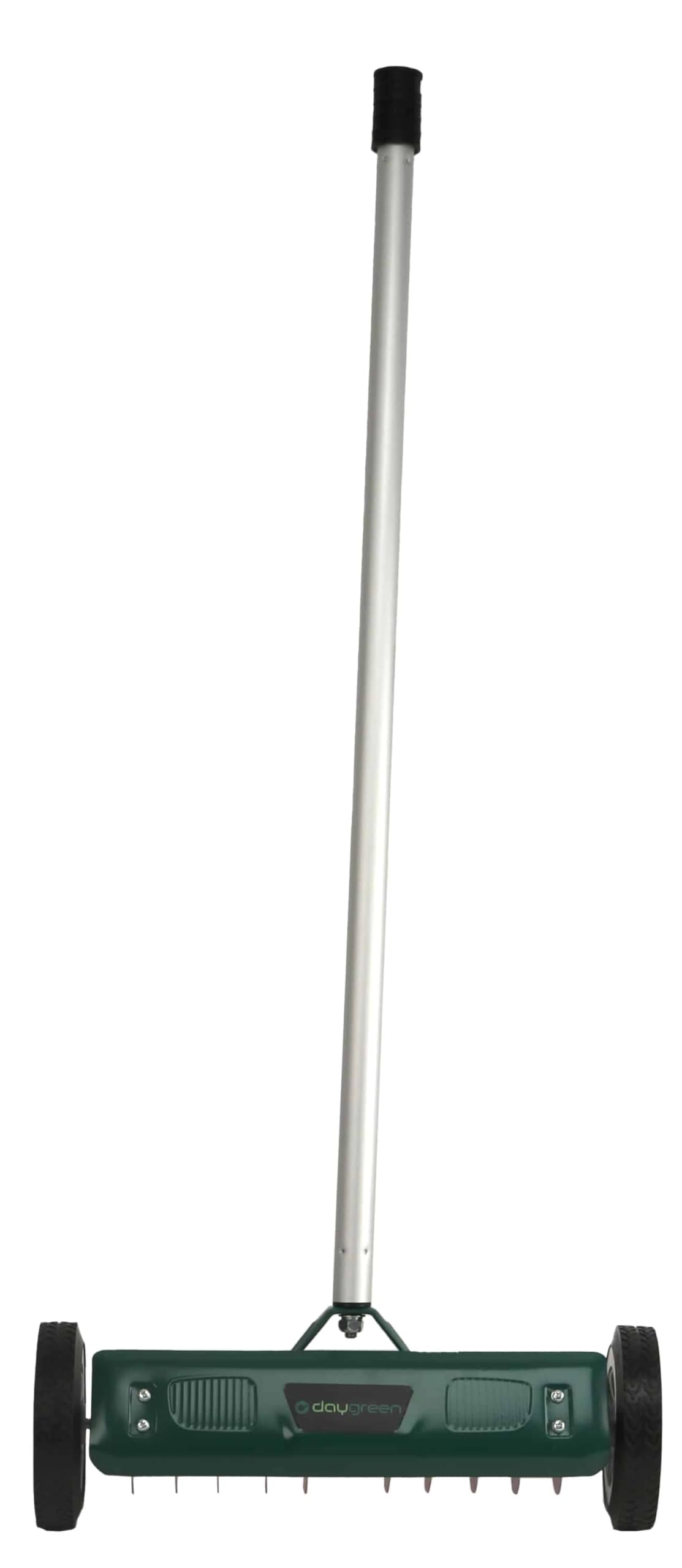 DAYGREEN Escarificador manual VT-32 | musgo y deshierbe con 11 cuchillas de acero inoxidable | 32 cm de ancho de trabajo | Ruedas suaves que protegen el césped