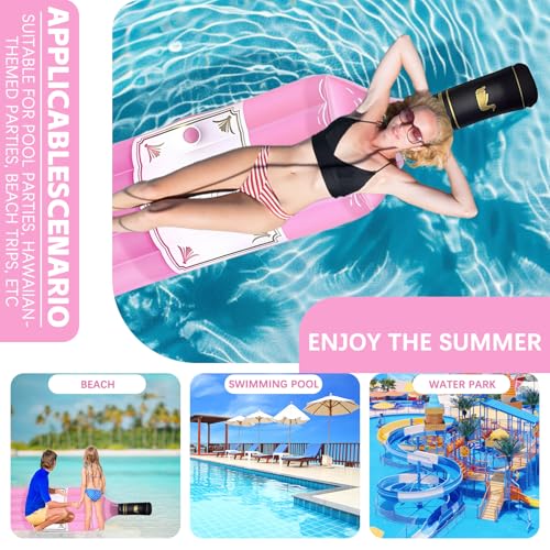 ACTOYS – Hamac Gonflable Piscine 170x62 Cm – Chaise Longue Eau – Capacité 100 Kg – Été