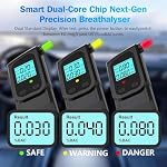 Breathalyzer Alcohol Tester with 20 Mouthpieces, Portable BAC Tester - Image 2