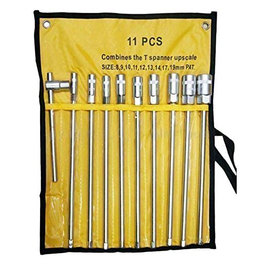 Extra Lange T-Griff 435203 Steckschlüssel Schraubenschlüssel Satz, 8, 9, 10, 11, 12, 13, 14, 17 Und 19 mm