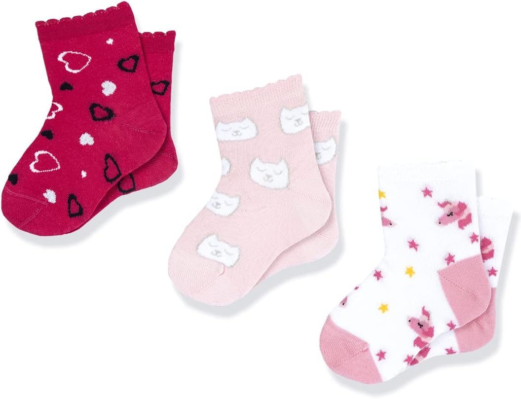 Chicco Socke + Sneaker Claire - Weiß/Rosa