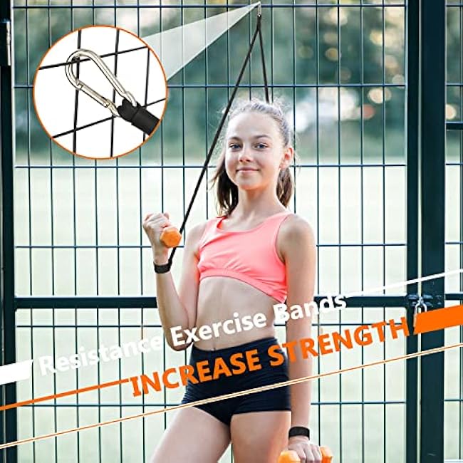 Zomiboo Baseball Bands Sports Resistance Exercise Bands Arm Strength Training Softball Baseball Pitching Training Workout Equipment for Youth Adult