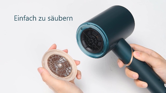 2000W Ionen-Haartrockner Mit AC-Motor, Diffusor & 2 Konzentratoren – Für Glänzendes Haar