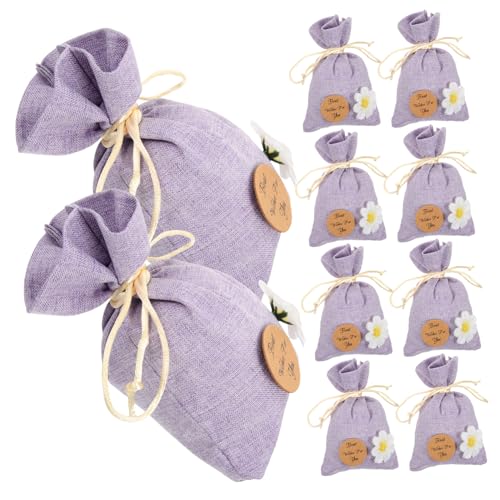 Alipis 10 bolsas de algodón vacías lavanda para sachet miniatura 1