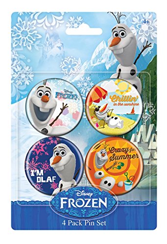 Disney Frozen Olaf 4 pines con diseño detallado