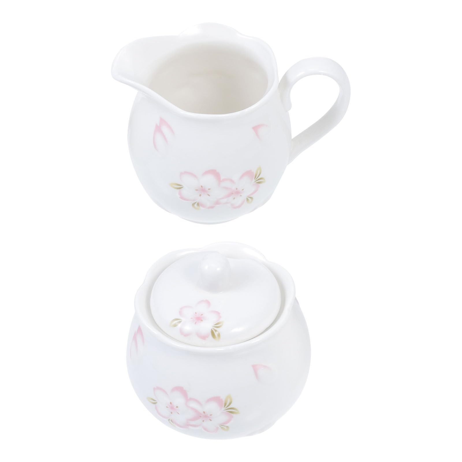 Pot à Lait en Céramique Blanc avec Relief Sucrier avec Couvercle Blanc Ensemble 2 Pièces Récipient pour Café et Sucre pour Usage Domestique et Réception
