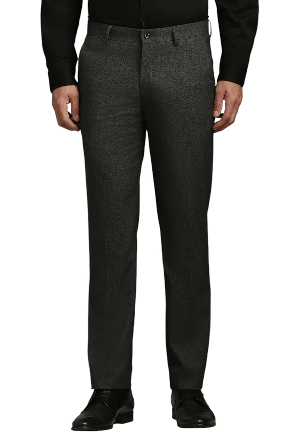 louis philippe Men's Slim Fit Mid Rise Pants-picture-36