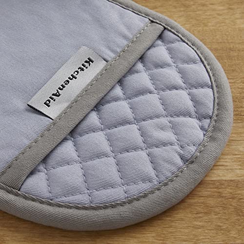 Image of KitchenAid Asteroid Pot Holder 2-Pack Set, Lavender Cream, 6.5 inchx10 inch