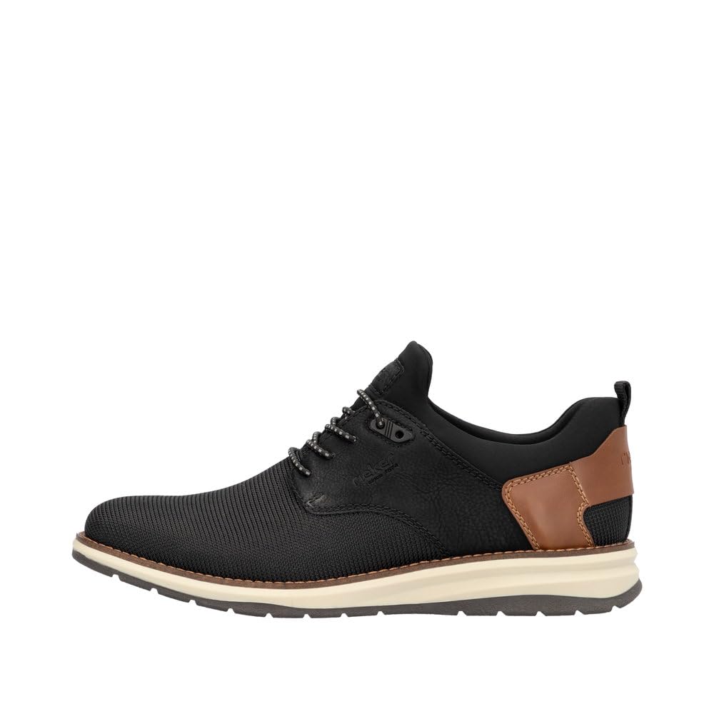 Rieker HWK Herren Halbschuhe Sneaker Low Slipper schwarz/braun schwarz