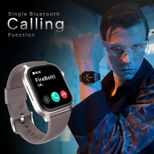 Fire-Boltt Rise 1.85" Gray Smart Watch Cinnamon Slate - Image 5