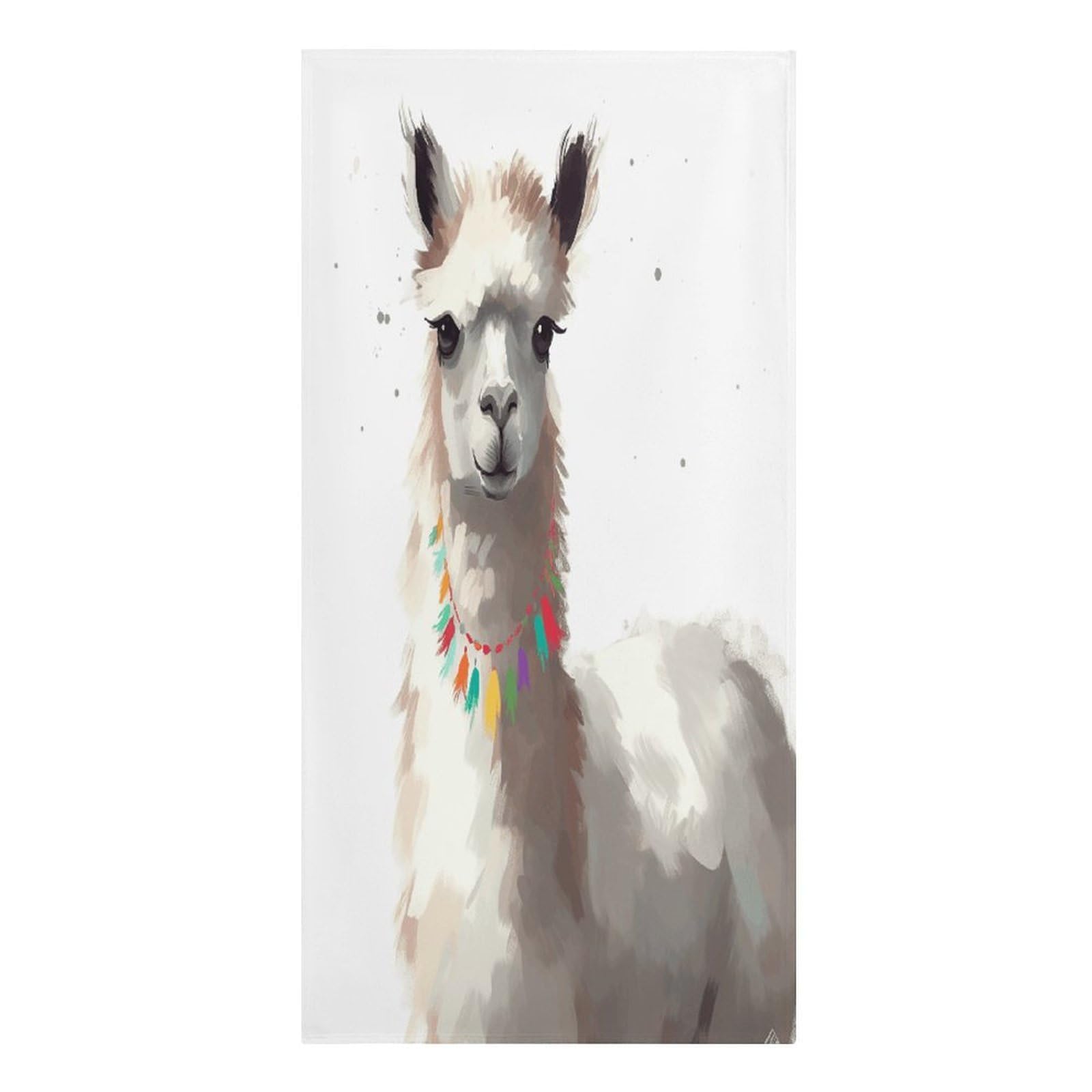 FekiLoot Llama Towels Soft Oversized Beach Towels Absorbent Sand Free Bath Towel Travel Compact Swim Towels Lightweight Quick Dry Pool Towel Large Beach Blanket 30" X 61"