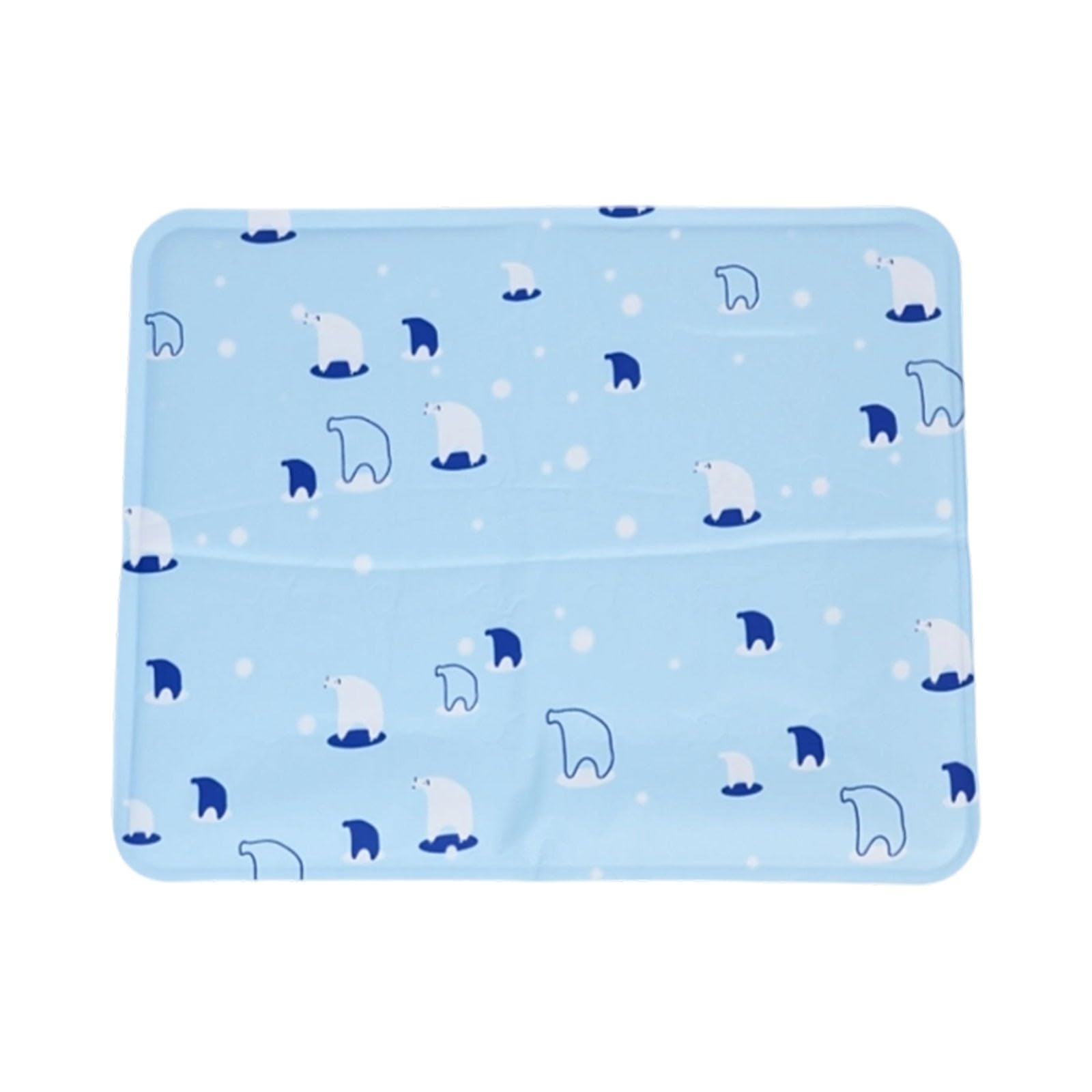 Generico Tappetino refrigerante per cani gel impermeabile estate coperta resistente alla masticazione per animali domestici, grande tappetino ghiaccio 60x50 cm