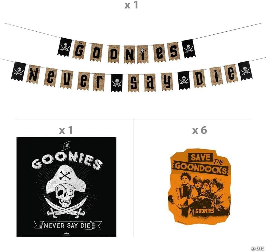 Fun Express The Goonies Pirate Adventure Trunk-or-Treat Decorating Kit - 8 Pieces