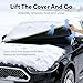 Windshield Snow Cover - Car Windshield Cover for Ice and Snow,Automotive Magnetic Windshield Frost Cover with Side Window and Mirror Protector for Winter Use