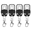 Autosleutel Klonen Key Fob, 4 stuks, universele afstandsbediening, klonen draadloze afstandsbediening, sleutelhanger…