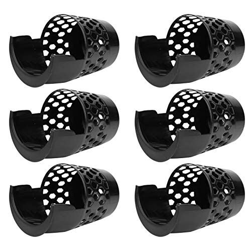 Bolsillos de plástico para mesa de billar estándar en juego de 6 cestas