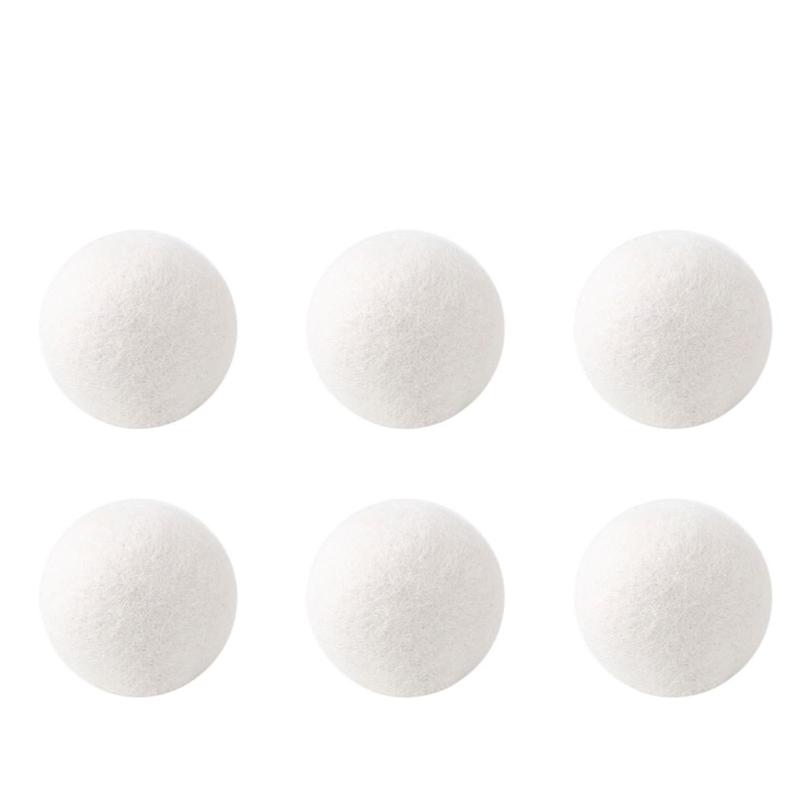 Tumble Dryer Balls, Reusable Dryer Balls for Laundry Fabric Softener 3-5cm Multiple Sizes(4cm 6PCS)
