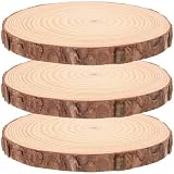Alipis 3 Pezzi Pietre da Giardino per Camminamento Esterno in Legno Khaki, Pietre Decorative Resistenti e Non Deformabili per Giardino e Terrazzo