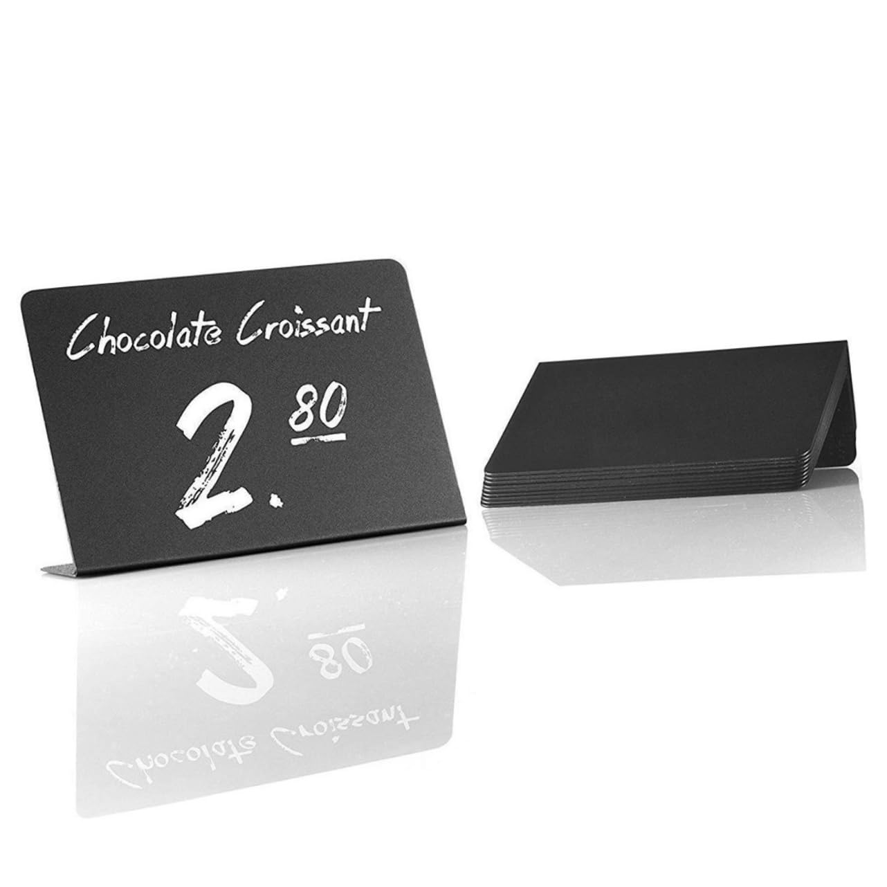 NUOBESTY 12stücke Acryl Tafel Desktop Kreidetafel Für Hochzeiten Und Partys Vielseitige Nachrichtentafeln Schwarz Für Beschriftungen Und Dekoration