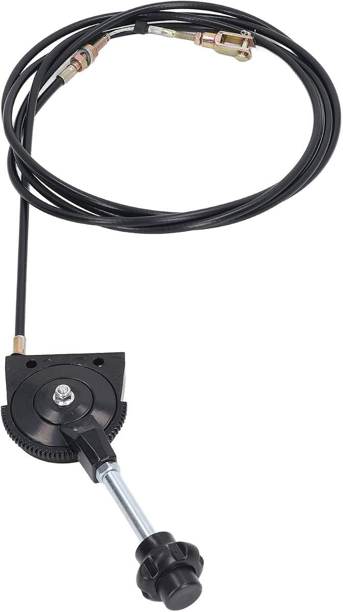 Excavator Throttle Cable, 3.5M 11.5FT Manual Throttle Control Cable for Excavator, Quick Response Hand Locking Throttle Cable Kit for EX230, Motor Control Heavy Equipment Parts Accessories