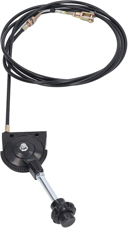 Excavator Throttle Cable, 3.5M 11.5FT Manual Throttle Control Cable for Excavator, Quick Response Hand Locking Throttle Cable Kit for EX230, Motor Control Heavy Equipment Parts Accessories
