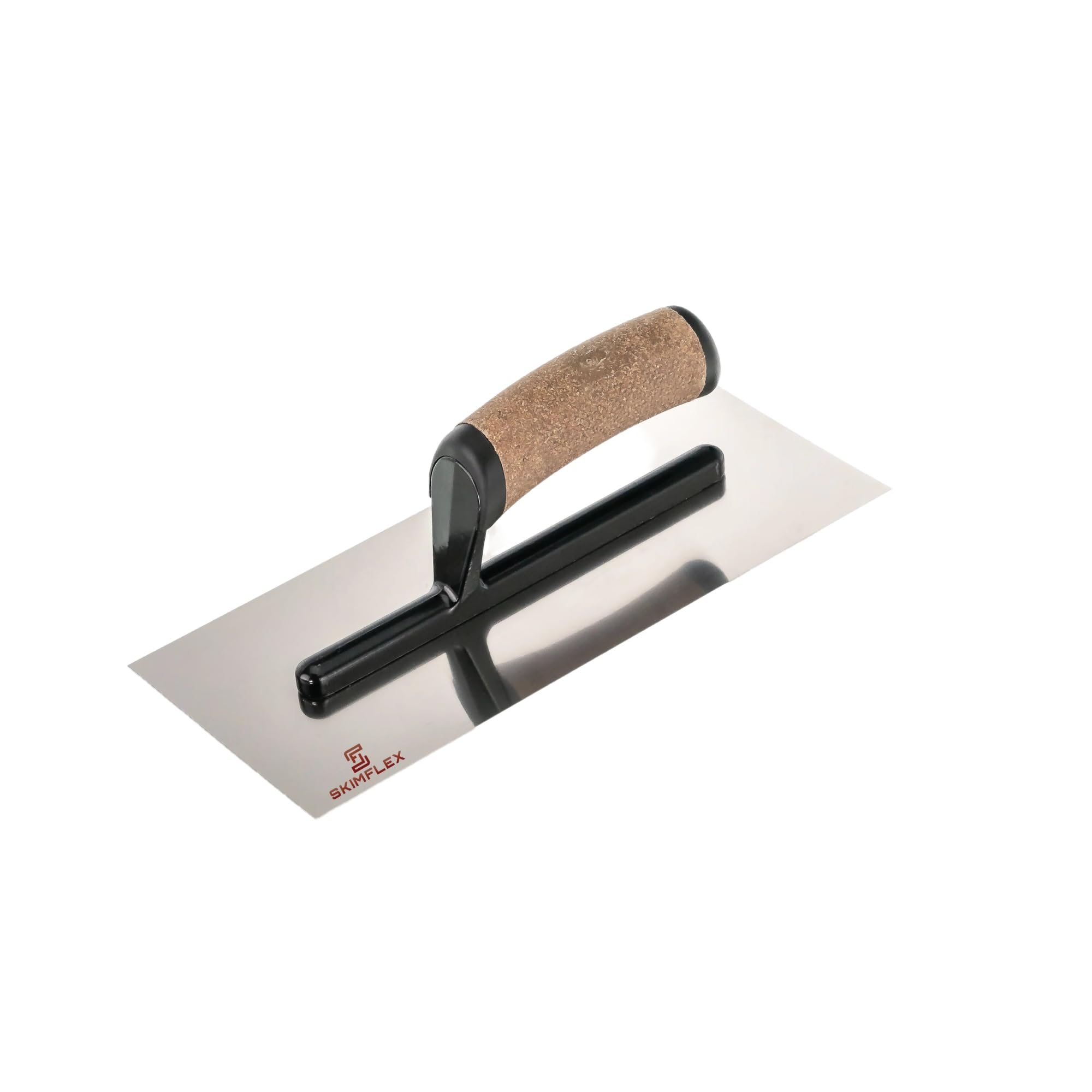 Trowel, Plastering Trowel, Cement Trowel – Skimflex Stainless Steel Finishing Trowel with Cork Handle for Plaster, Render, Screed & Skimming (Available in 11, 14, 16 Inch) (11" 280mm)