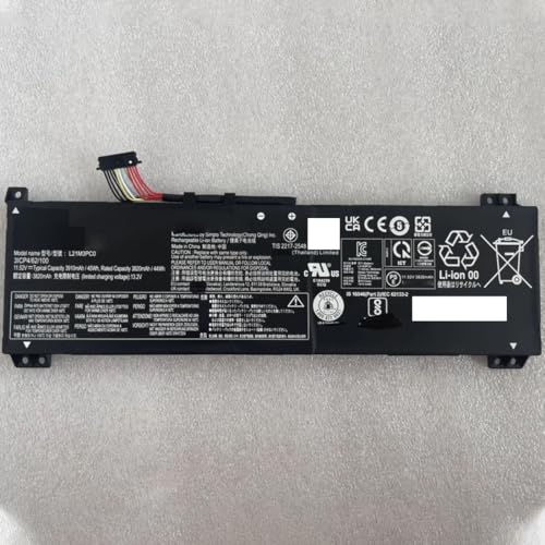 JULUCA L21M3PC0 45Wh 11.52V �m�[�g�p�\�R���o�b�e���[ For Lenovo IdeaPad Gaming 3 15ARH7 15IAH7 15IAH7 L21C3PC0 L21D3PC0 L21L3PC0 L21M3PC0 ����