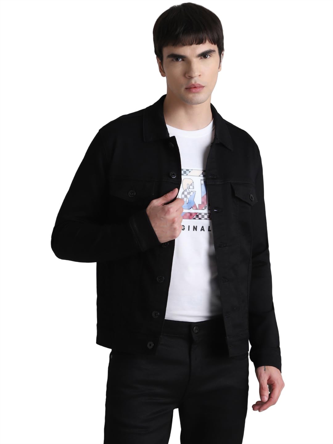 jack & jones Men's Cotton Standard Length A-Line Coat-picture-10