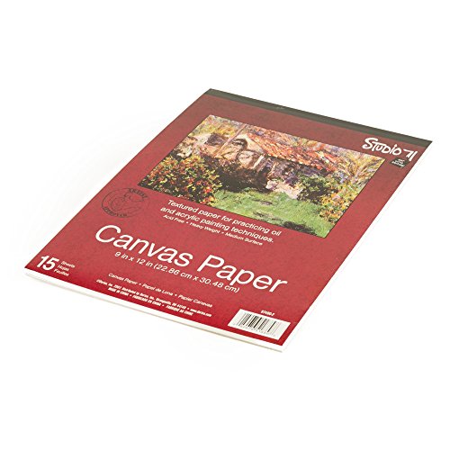 Comparativas de Lonas precios y medidas los 7 más buscados. 33 Darice Tableta (15 hojas) – Papel texturizado de 9 x 12 pulgadas para practicar técnicas de pintura al óleo y acrílico – Sin ácidos, peso pesado, superficie media...