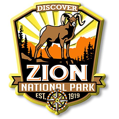 Zion National Park Magnet By Classic Magnets, Discover America Series, Collectible Souvenirs Made In The Usa #TOP16