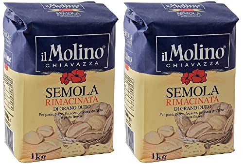 Molino Chiavazza - Farine de Blé Entier Italienne (Lot de 2 x 1Kg)