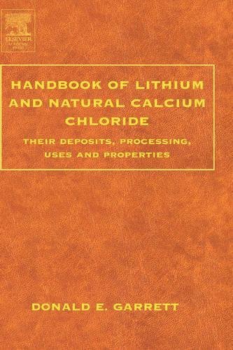 Handbook of Lithium and Natural Calcium Chloride