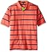 U.S. Polo Assn. Men's Big & Tall Striped Pique Polo Shirt