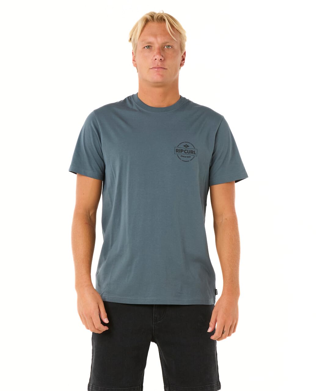 Rip Curl Men's Pine Night Staple Graphic Short Sleeve Crew Neck T-Shirt, Standard Fit, Xxl
