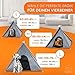 NAPFINO - Gemütliche Hundehöhle & Katzenhöhle - Angenehme Hundehütte Indoor aus Filz - Hundezelt mit weichem Kissen & Anti Milben Bezug - Für Balkon, Garten & Wohnzimmer - Inkl. Spielzeug (Größe M)