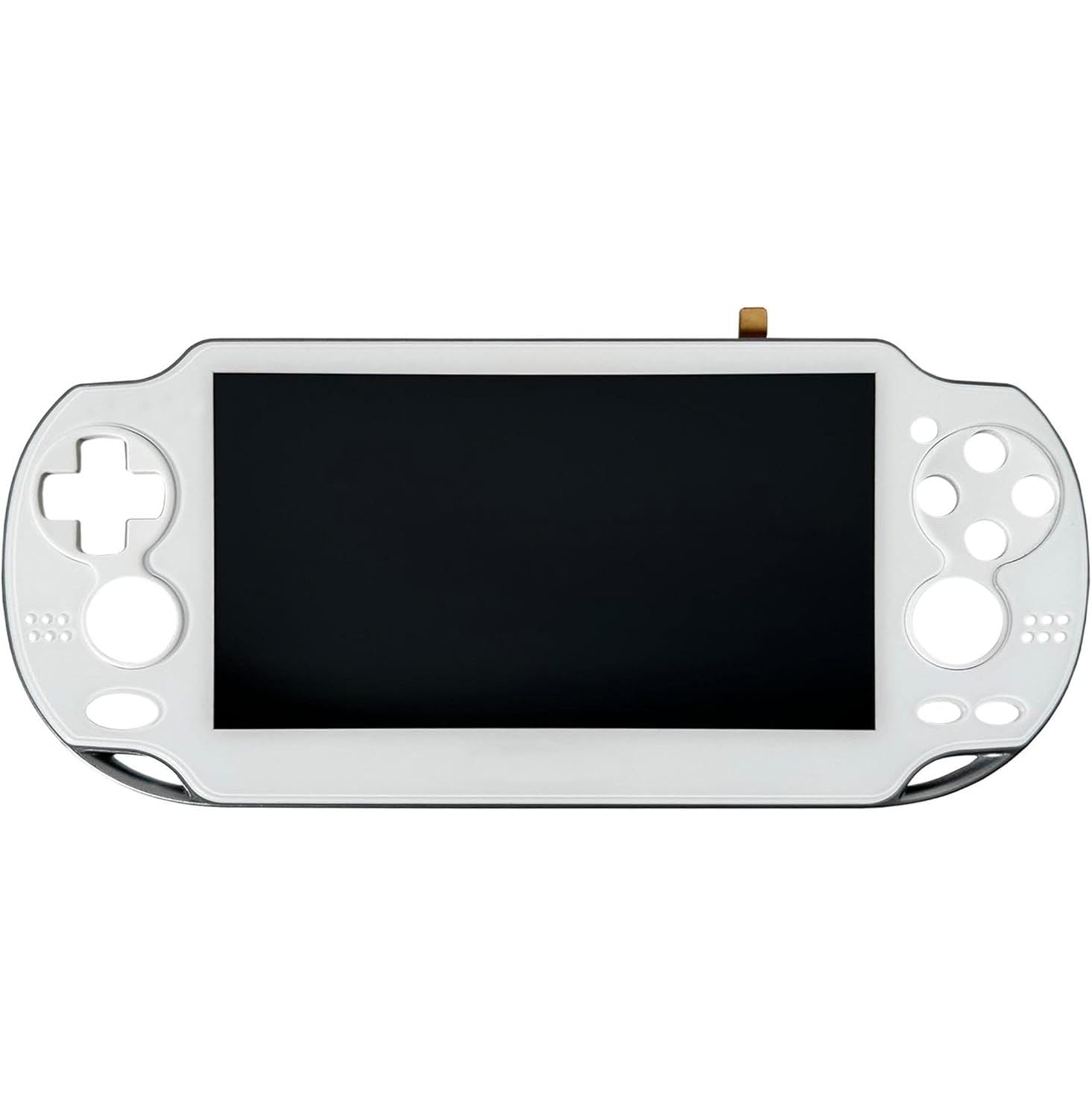 LCD-Display, Touchscreen, Digitizer, Glas, Montage mit Blende, Ersatz für PSV Vita 1000, 1001, PCH-1001, PCH-1101, Weiß