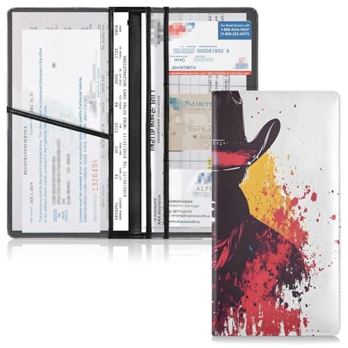Organizador de Documentos de Cuero Slim miniatura 2