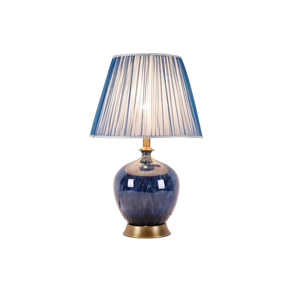 Lámpara de mesa Lampada da tavolo in ceramica in rame lampada da letto del comodino della decorazione del soggiorno della decorazione del comodino della decorazione della camera da letto della decoraz