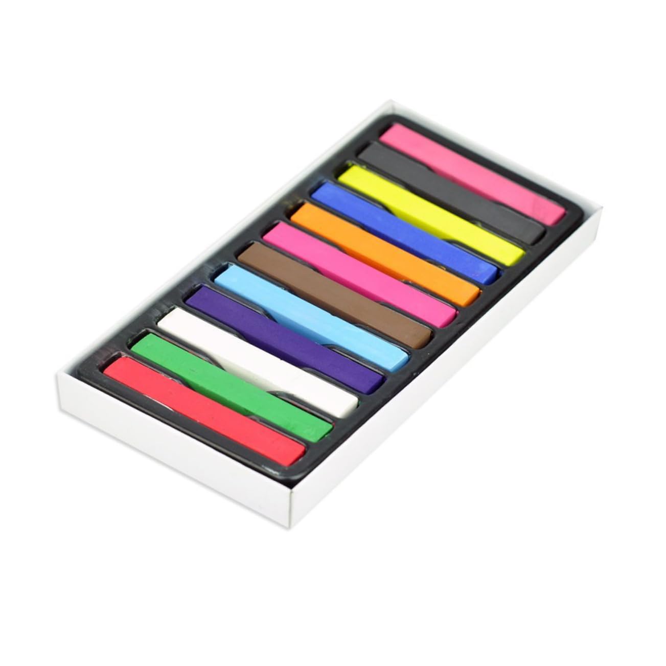 Gessetti per Chioma Temporanei 12 Colori, Kit per Tinte DIY