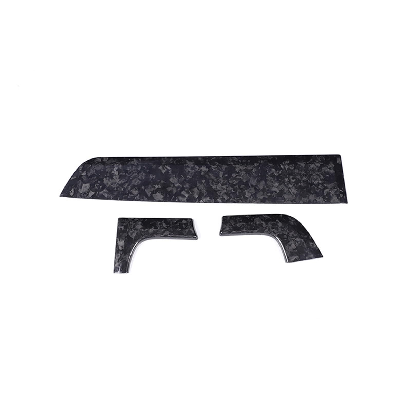 QBKGMEWCA Center Console Interior Forged Modification Decoration Panel Compatible for Porsche Compatible for Panamera Carbon Fiber