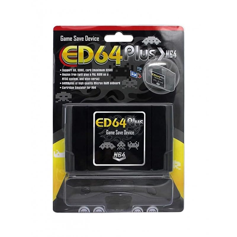 Entrega gratis ED64 Plus Game Save Drive Flash Card (sin tarjeta sd)