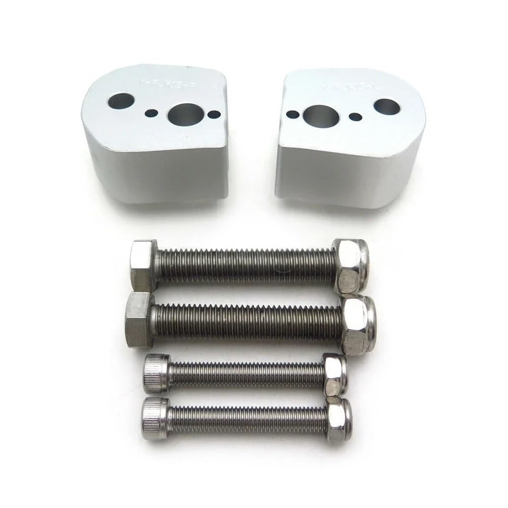 Pontet Guidon Moto Kit De Montage De Barre De Guidon De Levage 1 ", Pièce De Moto, Entretoise Jusqu'à 25mm pour FJR 1300 2006 – 2019, Extension De Levage