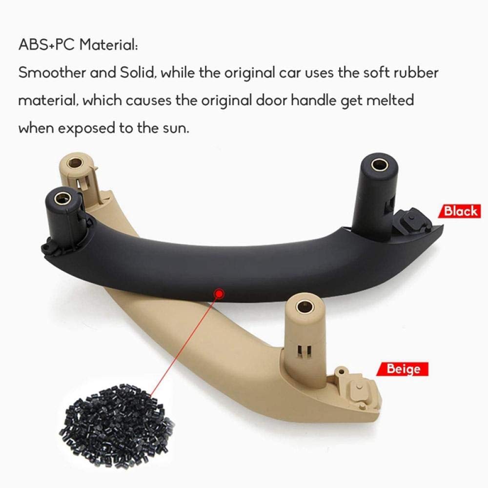 4 pz/set Car Interior Maniglia Della Porta Interna Tirare Trim Ciotola Misura Per Bmw F25 F26 X3 X4 2011-2017-Nero