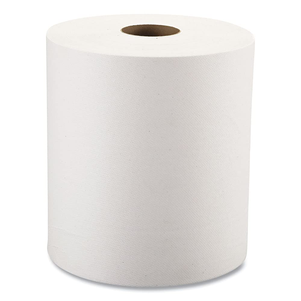 Windsoft 1190 Paper Towel Roll, 1-Ply Hardwound, 8