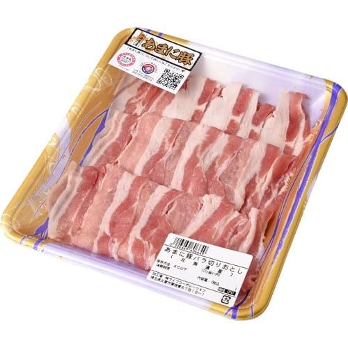 【量り売り商品】北海道産 あまに豚バラ切りおとし 約240g(206g-273g)のサムネイル