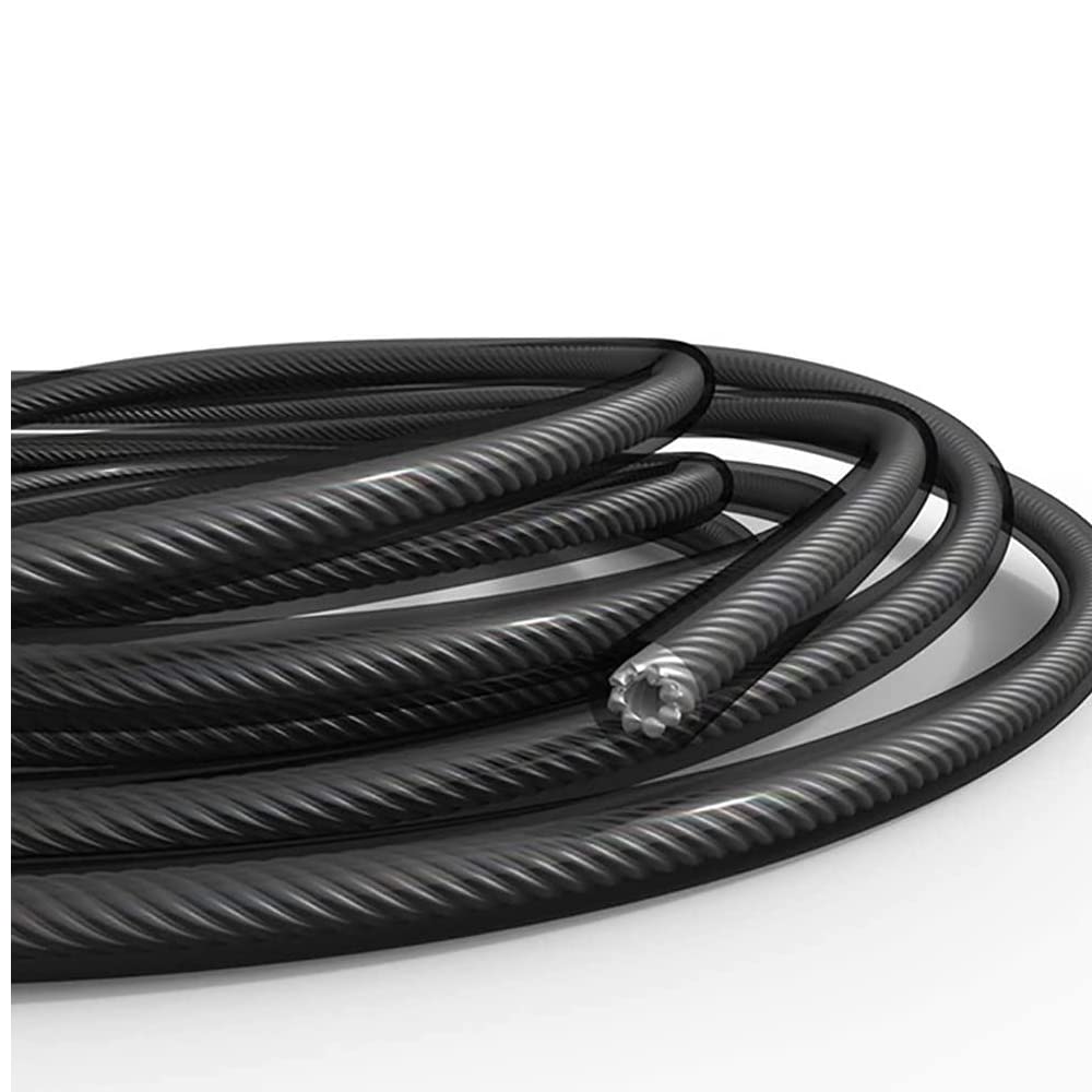 PLAYZOCO Corda Per Saltare Con Manici Antiscivolo - Lunghezza 2,8 M Regolabile - Diametro 4,5 Mm - Per Crossfit E Fitness - 2