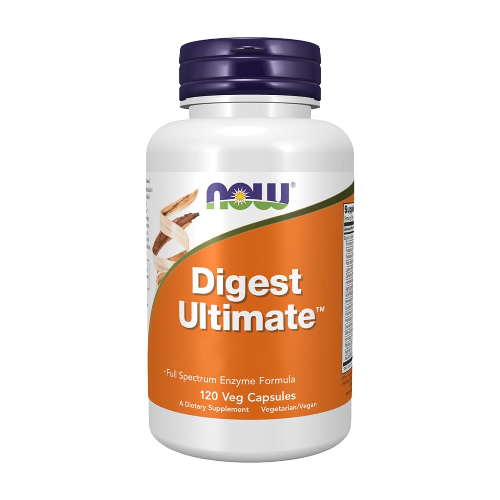 NOW Digest Ultimate Supporta La Digestione Sana 120 Veg Capsule - 120 g